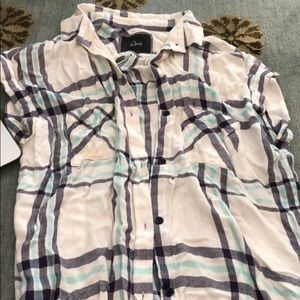Rails short sleeve flannel